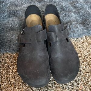 Birkenstock Men's Black Slip-On Shoes